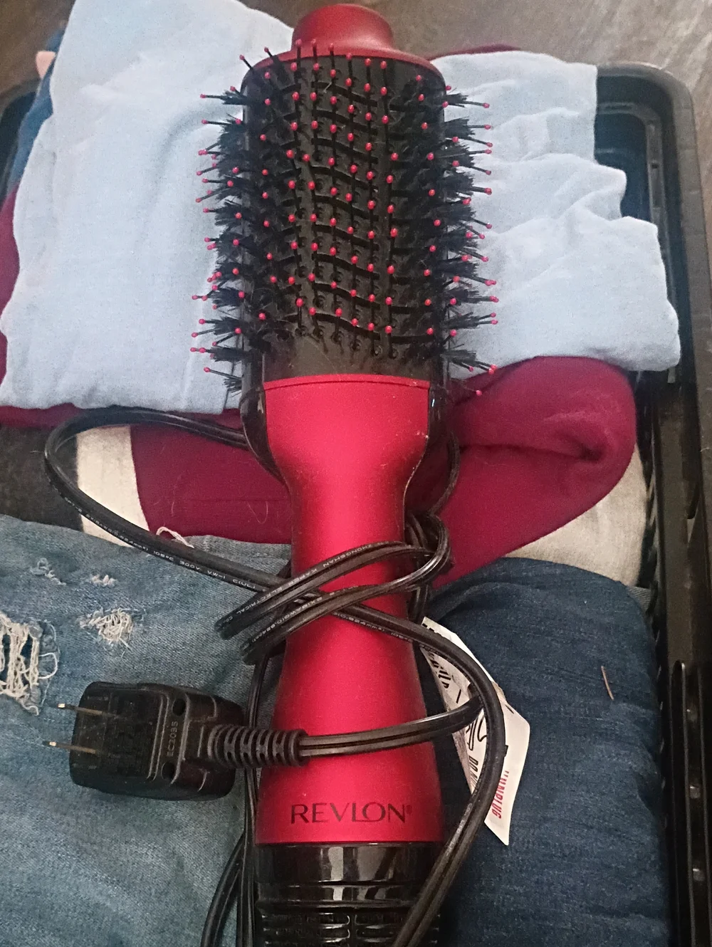 Revlon Red Paddle Hot Air Styler Brush